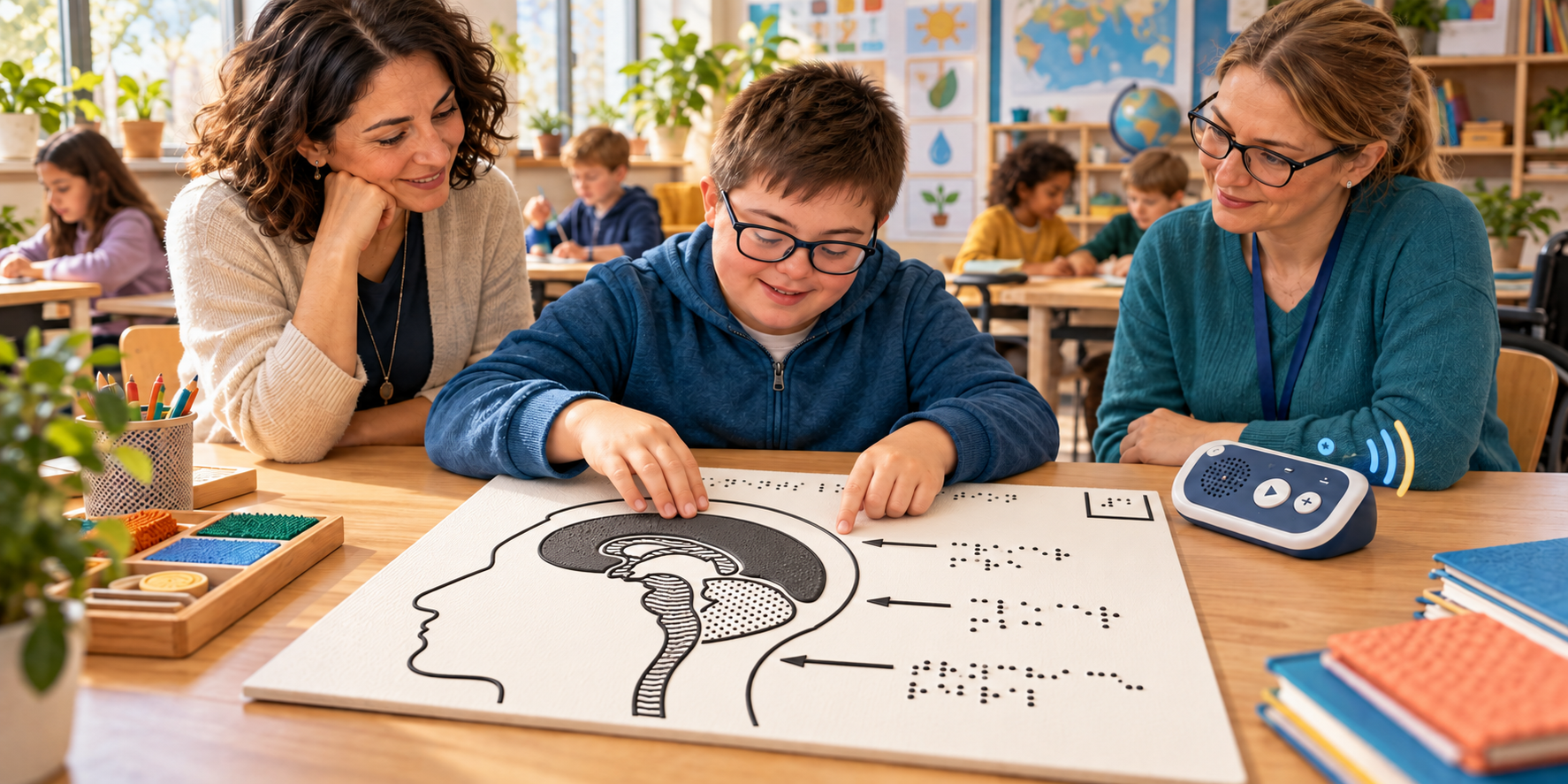 Tactile Images Reader pentru elevii cu CES: de la fișa fizică la explorare interactivă